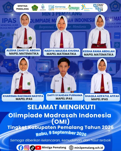 SELAMAT MENGIKUTI OMI TINGKAT KABUPATEN TAHUN 2026
