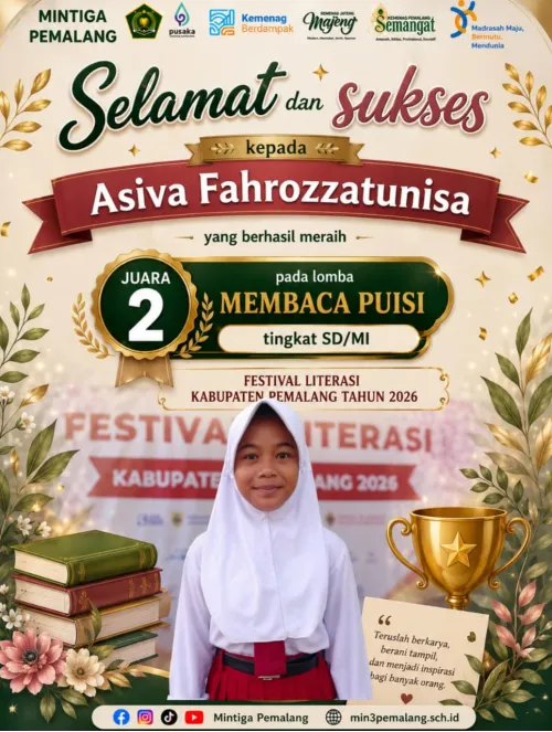 JUARA LOMBA PUISI DALAM RANGKA FESTIVAL LITERASI KABUPATEN PEMALANG 2026