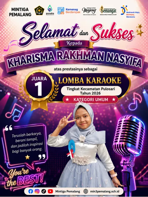 JUARA 1 LOMBA KARAOKE KECAMATAN PULOSARI TAHUN 2026